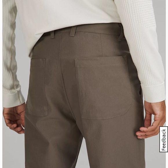 lululemon Relaxed-Tapered Twill Trouser Cropped Sz. 30 - Picture 4 of 11